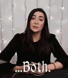 Safiya Nygaard Nodding Saying Both GIF