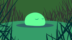 Sage Green Slime Blob