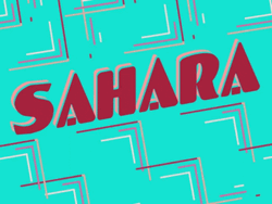 Sahara Logo Typography GIF
