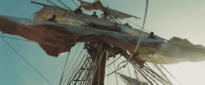 Sailboat Mast With Sun Shining Through GIF