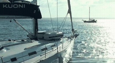 Sailboat With Word Kuoni GIF