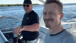 Sailing White Yacht GIF
