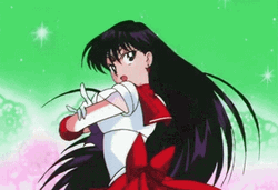  Sailor Mars Pose Sailor Moon GIF