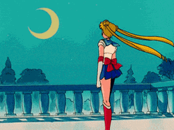 Sailor Moon And The Moon
