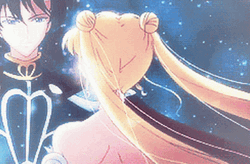 Sailor Moon And Tuxedo Mask Kiss GIF