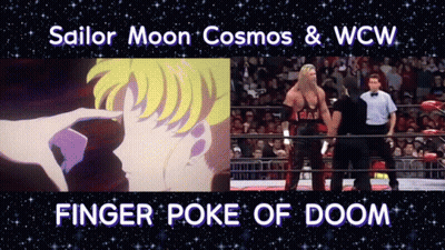 Sailor Moon Cosmos And WCW Poster GIF