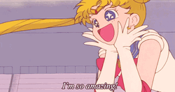 Sailor Moon I'm So Amazing GIF