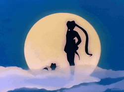 Sailor Moon Luna Silhouette