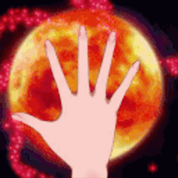 Sailor Moon Transformation Releasing Crystal Wand Power GIF