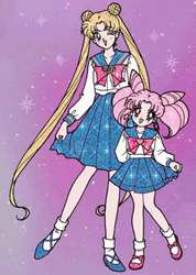 Sailor Moon Transformation Shimmering Artwork GIF