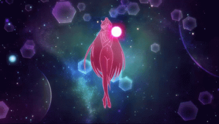 Sailor Moon Transformation Spinning Sailor Pluto GIF