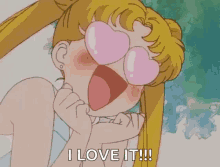Sailor Moon Usagi Tsukino I Love It  GIF