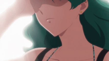 Sailor Neptune In Bright Light GIF