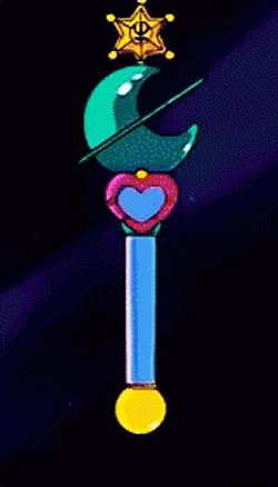 Sailor Neptune Power Scepter GIF