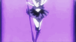 Sailor Saturn Hotaru Tomoe Landing Entrance Float GIF