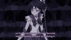 Sailor Saturn Hotaru Tomoe Piercing Attack GIF