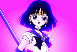 Sailor Saturn Hotaru Tomoe Pose Sailor Stars GIF