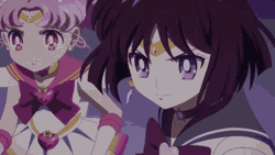 Sailor Saturn Hotaru Tomoe Silence Glaive Attack GIF
