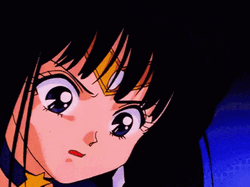 Sailor Saturn Hotaru Tomoe Weapon Thrown Off GIF