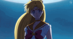 Sailor Venus Hair Fluttering GIF