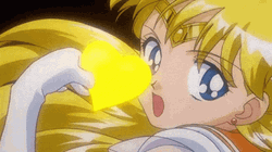 Sailor Venus Rolling Heart Vibration GIF
