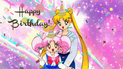 Sailormoon Chibiusa Venus Anime Happy Birthday GIF