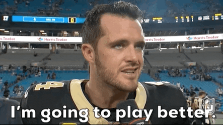 Saints Derek Carr Play Promise GIF