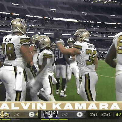 Saints Vs Ravens Football Game GIF