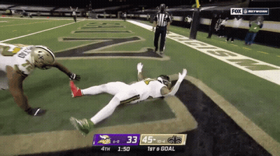 Saints Vs Vikings Football Game GIF