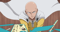 Saitama Card Game On GIF