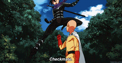 Saitama Checkmate Punch GIF