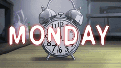 Saitama Destroying Alarm Clock On Monday GIF