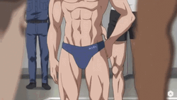 Saitama Flexing His Muscles GIF