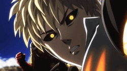 Saitama Giving Death Punch GIF