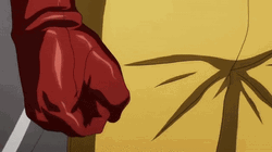 Saitama Strong Punch GIF