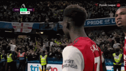 Saka And Gabriel Magalhães Dance GIF