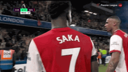 Saka And Gabriel Magalhães Happy Dancing GIF