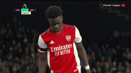 Saka Ready To Goal GIF