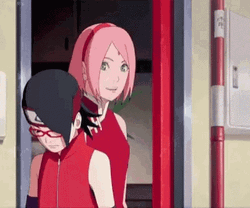 Sakura Haruno And Daughter GIF