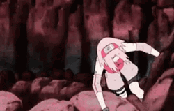 Sakura Haruno Ninja Skills GIF