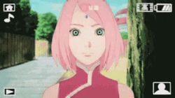 Sakura Haruno On Camera GIF