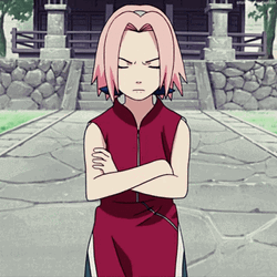 Sakura Haruno Screams Cha GIF