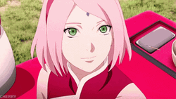 Sakura Haruno Talking GIF