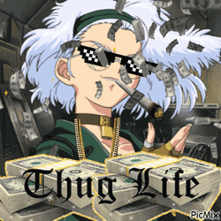 Sakura Taisen Thug Life GIF