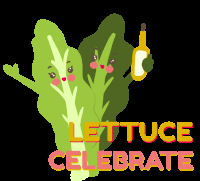 Salad Lettuce Celebrate Sticker