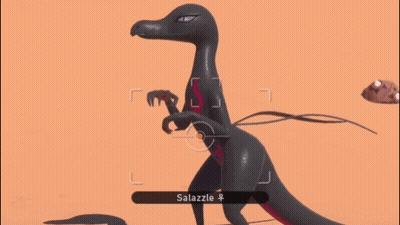 Salazzle Standing In Desert GIF