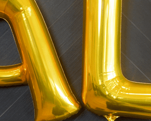 Sale Balloon Letters Jasmine Star GIF