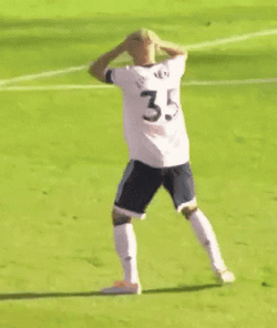 Saliba Walking On Soccer Field GIF