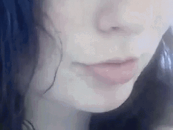 Saliba Water Inside The Mouth Coming Out GIF