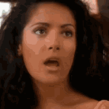 Salma Hayek Eyebrows Up GIF